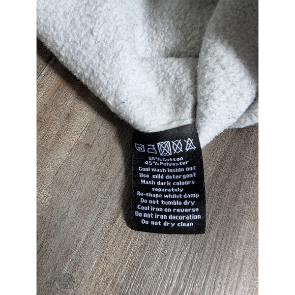 Alphalete Cropped Long Sleeve Crew Neck Sweatshirt Women's XS Heathered Gray - Picture 6 of 7